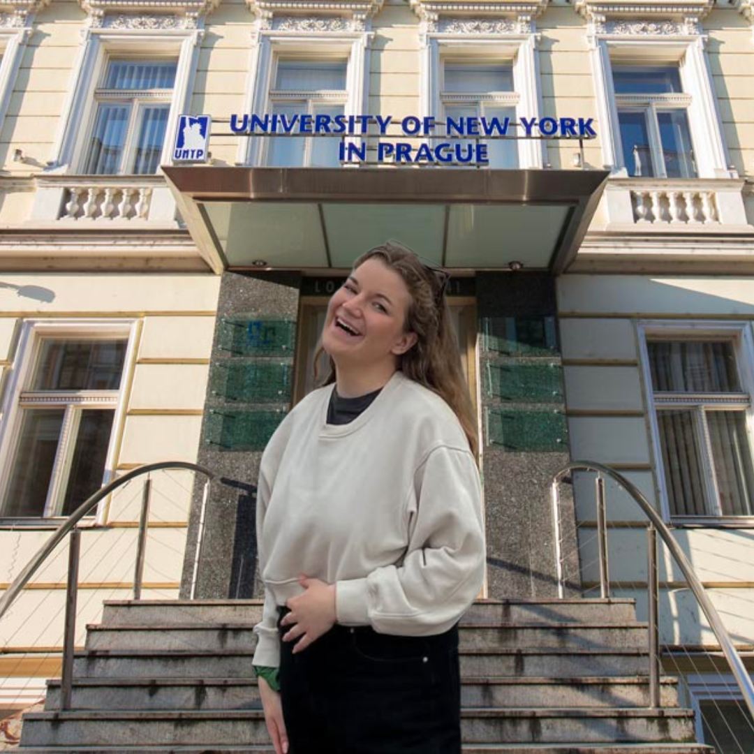 Na UNYP jsem šla, protože jsem chtěla osobní přístup, mezinárodní prostředí a&nbsp;naučit se&nbsp;skvěle anglicky, říká studentka Aneta