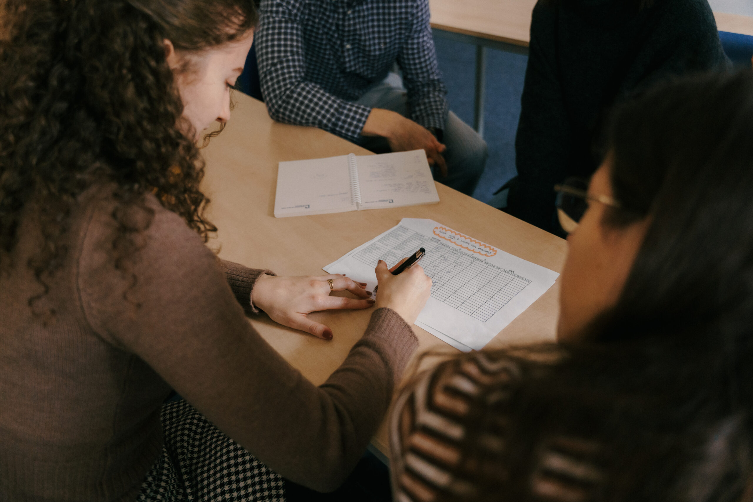 MBA Finance students analyzing financial data at the University of New York in Prague