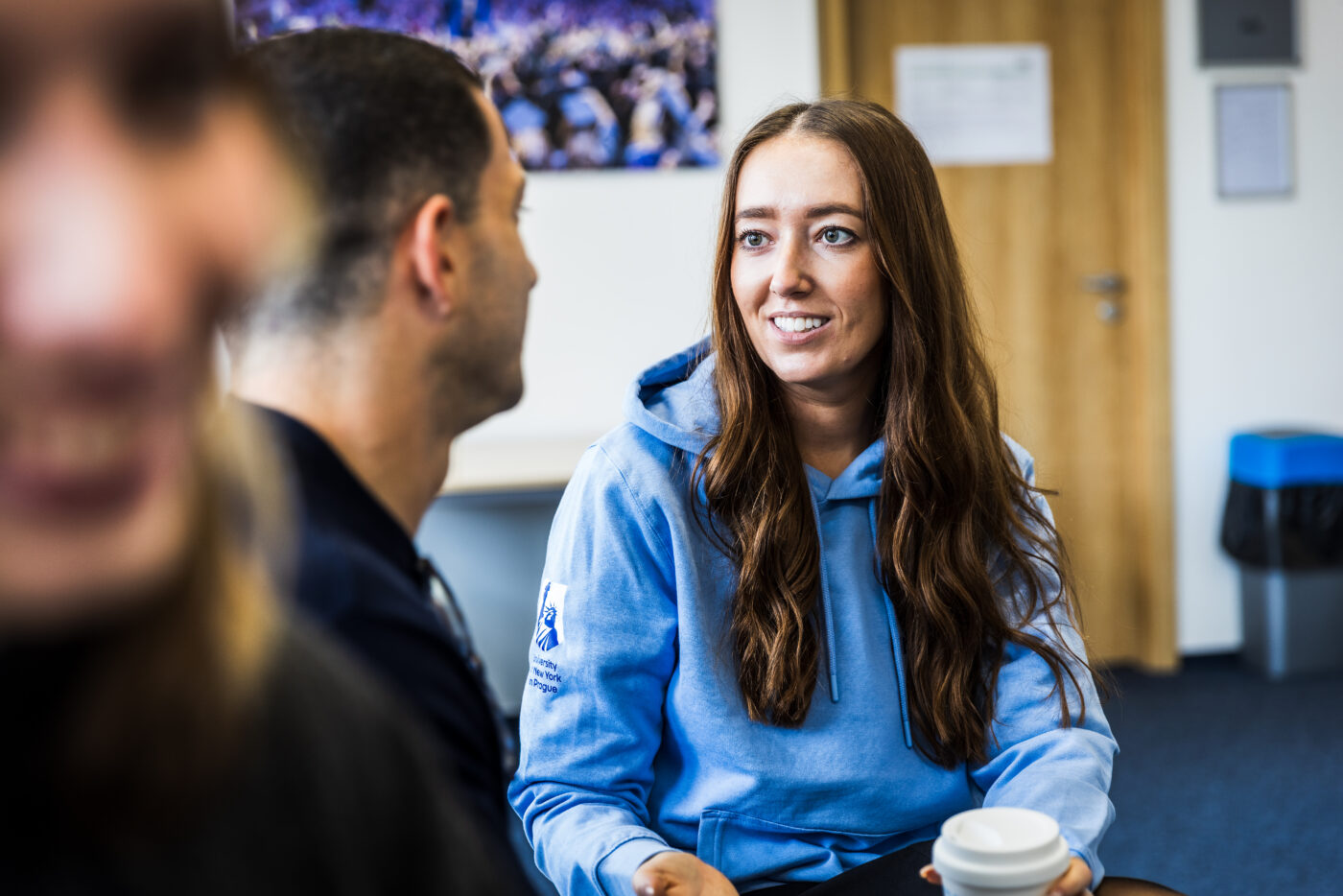 UNYP English Literature students discuss a recent English language novel.